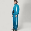 Anna-Kaci Active Men's Full Zip Colorblock Track Jacket with Elastic Hem and Stand Collar - 3 of 4