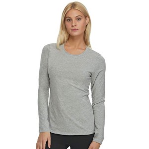 Felina | Long Sleeve Crew Neck Shirt | Cotton & Modal - 1 of 4