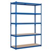 5 Tier Garage Storage Shelves, 2500LBS Capacity Metal Shelving Unit for Garage, Industrial, Warehouse, Kitchen, Closet, , Blue - 2 of 4
