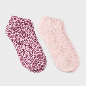 Women's Marled 2pk Cozy Low Cut Socks - Auden™ 4-10 - 1 of 3