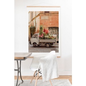 Ninasclicks Rome cute van with lots of flowers Art Print and Hanger - Society6 - 1 of 2