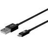 Monoprice USB-A to Micro B Cable - 0.5 Feet - Black, Polycarbonate Connector Heads, 2.4A, 22/30AWG - Select Series - 2 of 4