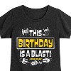 Girls' - Star Wars - This Birthday Is A Blast Fitted Short Sleeve Graphic T-Shirt - 2 of 4