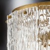 Urban Ambiance Luxury Glam Indoor Ceiling Light,  7-7/8''H x 12-5/8"W x 12-5/8''D,  Gold Ombre Finish, UHP4959 - 4 of 4