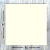 Hamilco 8x8 Cream White Scrapbook Cardstock Paper 80lb Cover Card Stock 100 Pack - 2 of 4