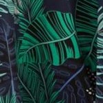 black tropical print