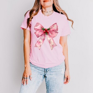 Simply Sage Market Women's Coquette Holly Short Sleeve Graphic Tee - 1 of 4