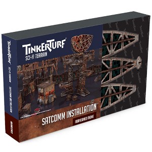 TinkerTurf Sci-Fi Terrain: SatComm Installation - Abandoned Theme - 1 of 4