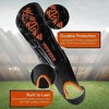 Vizari Malaga Soccer Shin Guards - Breathable & Lightweight Soccer Shin Pads with Ankle Protection - Reduces Shocks & Injuries - Adults, Youth & Kids Soccer Shin Guards with Non-Slip Adjustable Strap - 4 of 4