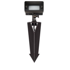 Elegant Lighting Outdoor 12V Cast Brass flood light 2 inch L x 4 inch W x 6 inch H in Dark Bronze - 1 of 4