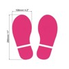 Unique Bargains Home Classroom Floor Stairs Decal PVC Footprint Sticker 4 Pairs - 2 of 4