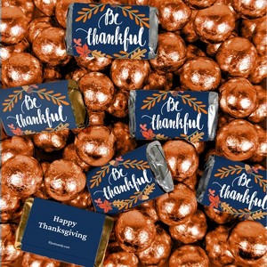 Fall Be Thankful Hershey's Miniatures and Milk Chocolate Balls - 1 of 4