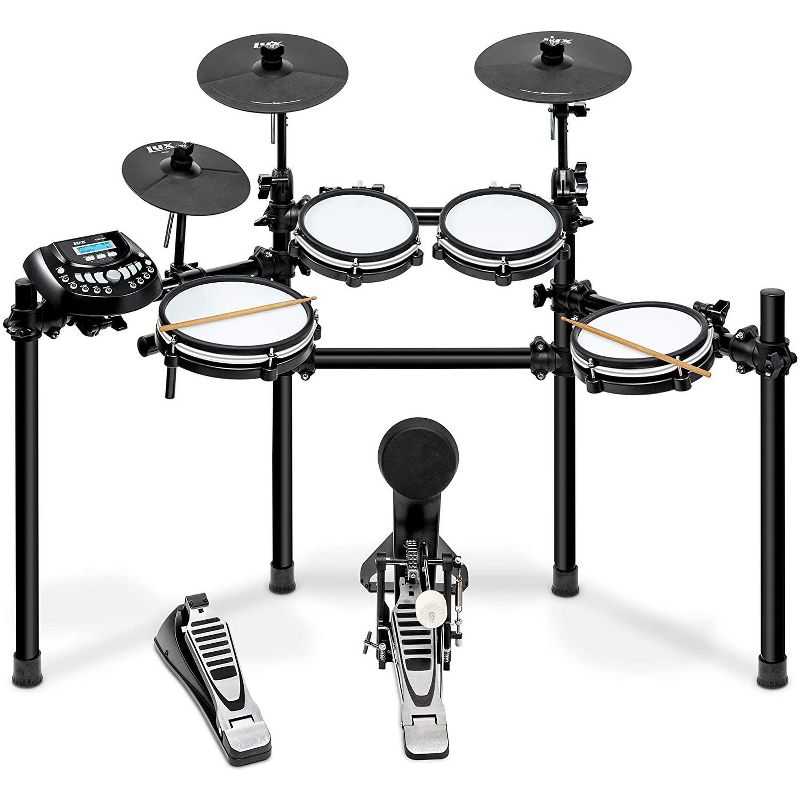 LyxJam 8-Piece Electronic Drum Set, Professional Electric Drums Kit, 1 of 8