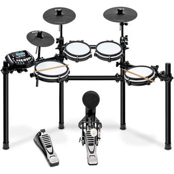 LyxJam 8-Piece Electronic Drum Set, Professional Electric Drums Kit