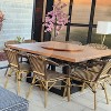 PURPLE LEAF Bistro Chair Set of 2 Hand-Woven Wicker Chairs for Outdoor Patio Porch Garden Indoor, Dining Chairs - 2 of 4