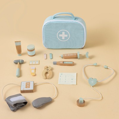 Freniland - Doctor Play Set for Kids for 3+,Pretend Play Medical Kit with Tools & Stethoscope, Educational Roleplay Toy