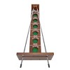 WE Games Shoot The Moon - a Classic 1940's Nostalgia Game - Solid Walnut Wood Stain - 18 inches - 2 of 4