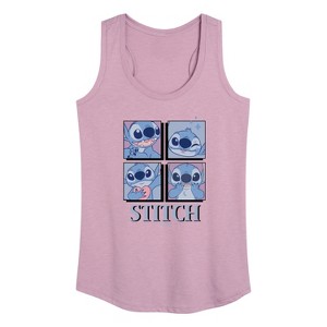 Women's - Disney - Lilo & Stitch Graphic Racerback Tank - 1 of 4