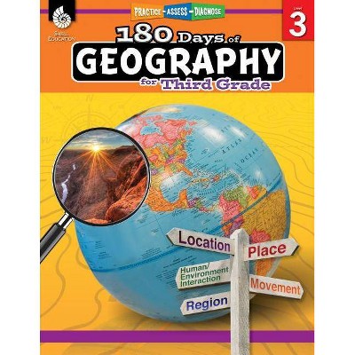 180 Days of Geography for Third Grade - (180 Days of Practice) by  Saskia Lacey (Paperback)