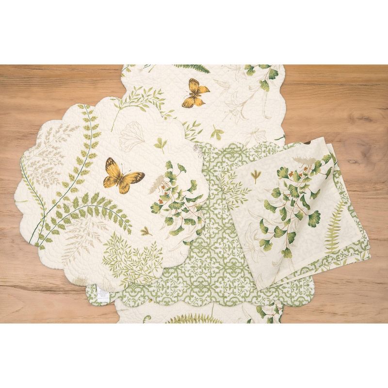 C&F Home Althea Floral Cotton Reversible Napkin Set of 6, 5 of 7