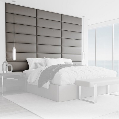 Vant Upholstered Headboards - Accent Wall Panels, - Zigrino Mineral ...