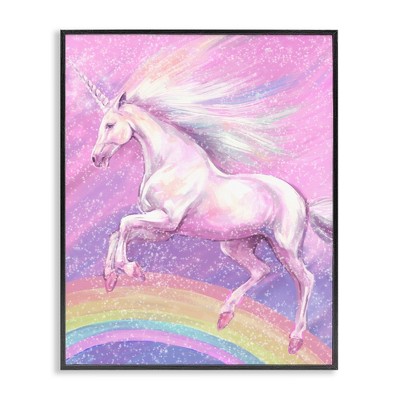 Stupell Industries Rainbow Unicorn Scene, 16" x 20"
