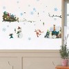 Slickblue Snow World 19.5" x 27" Large Vinyl Wall Decals – Beautiful Snowy Scene for Living Room or Bedroom Walls - 3 of 3