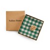 Solino Home Linen Round Tablecloth | Morgan Check - 4 of 4