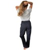 Women's Pinstripe Straight Trouser Pants - needii - 3 of 4