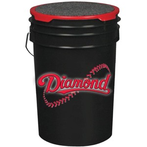 Diamond Empty Ball Bucket with Padded Lid - 1 of 1