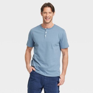 Camisa henley vintage de manga corta para hombre - Goodfellow & Co™