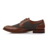 Ferro Aldo Mens Julian MFA19266A Wing-tip Plaid Spectator Derby Dress Shoes - 4 of 4
