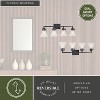 VAXCEL Mason Farmhouse Black Bathroom Vanity Light Fixture Clear Glass - 4 of 4