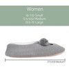 Elanze Designs Koala Grey Women's Animal Cozy Plush Lined Non Slip Fuzzy Slipper - Medium - 4 of 4