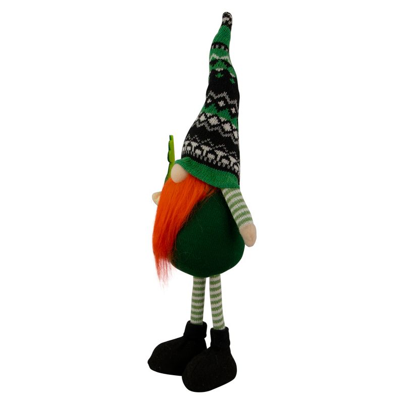 Northlight 20" Green Leprechaun Boy Gnome Standing St Patrick's Day Figure, 4 of 6