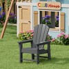 WestinTrends Malibu Kids Outdoor HDPE Adirondack Plastic Patio Chair - 2 of 4
