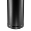 DuraVent DVL 6 x 8 Inch Galvanized Stainless Steel Double Wall Wood Burning Stove Pipe Connector for Chimney to Vent Smoke/Exhaust, Black - 2 of 3