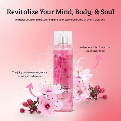 Freida & Joe Japanese Cherry Blossom Fragrance8 oz. Body Mist Luxury Body Care