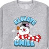 Men's - Frosty the Snowman - Always Chill Graphic Fleece Sweatshirt - image 2 of 4