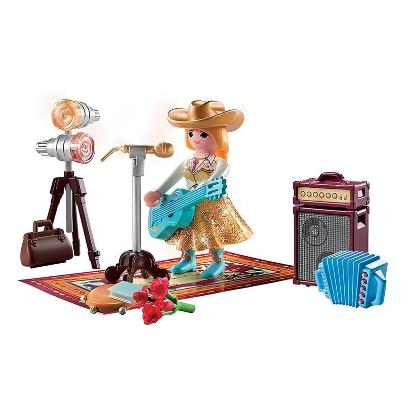 Playmobil 71184 Family Fun Country Singer Building Set, 1 of 6