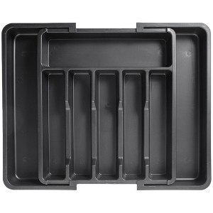 Expandable Silverware and Utensil Drawer Organizer with 8 Compartments - Space-Saving Silverware Kitchen Storage Solution, Expandable Drawer Organizer - 1 of 4