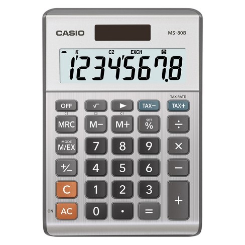 bron Inzichtelijk uitvinding Casio Basic 8-digit Desktop Calculator (ms-80b) : Target
