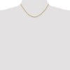 Black Bow Jewelry 2.25mm 10k Yellow Gold D/C Quadruple Rope Chain Necklace - 2 of 4