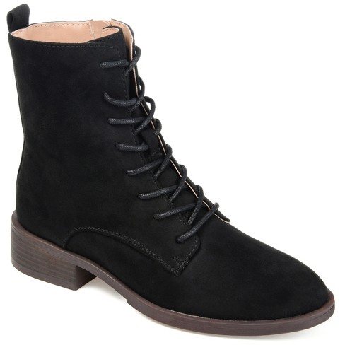 Womens black combat outlet boots target