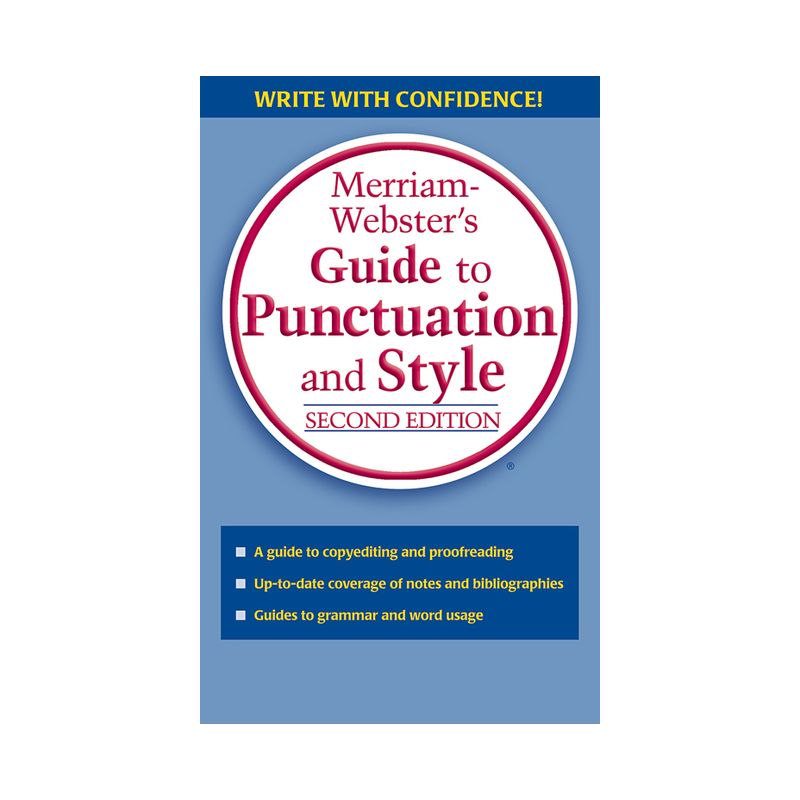 Merriam-Webster's Guide to Punctuation and Style - 2nd Edition (Paperback), 1 of 2