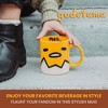 Silver Buffalo Sanrio Gudetama Face Ceramic Mug | Holds 20 Ounces - 3 of 4