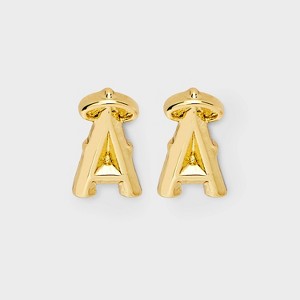 Bijoux Sport by Luv Aj MLB Gold Logo Stud Earrings - 1 of 3