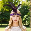 Unique Bargains Women's Feather Sequins Headband 1 Pc - 2 of 4
