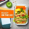NutriChef 10-Piece Superior Glass Food Storage Containers Set - Stackable, Newly BPA-free Airtight Clear Locking lids with Vent  & Green Air Hole - 4 of 4