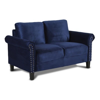 New Classic Furniture, Alani Loveseat-Deep Blue